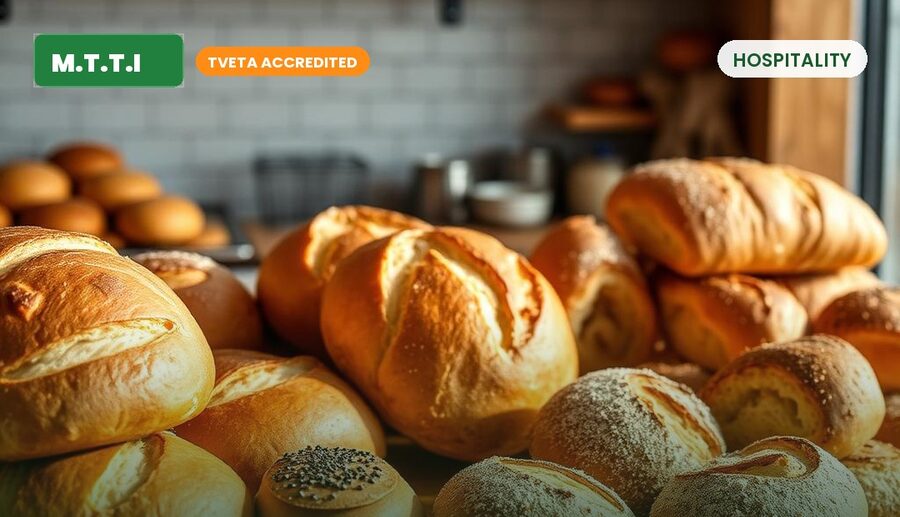 Fresh bread from MTTI Baking training